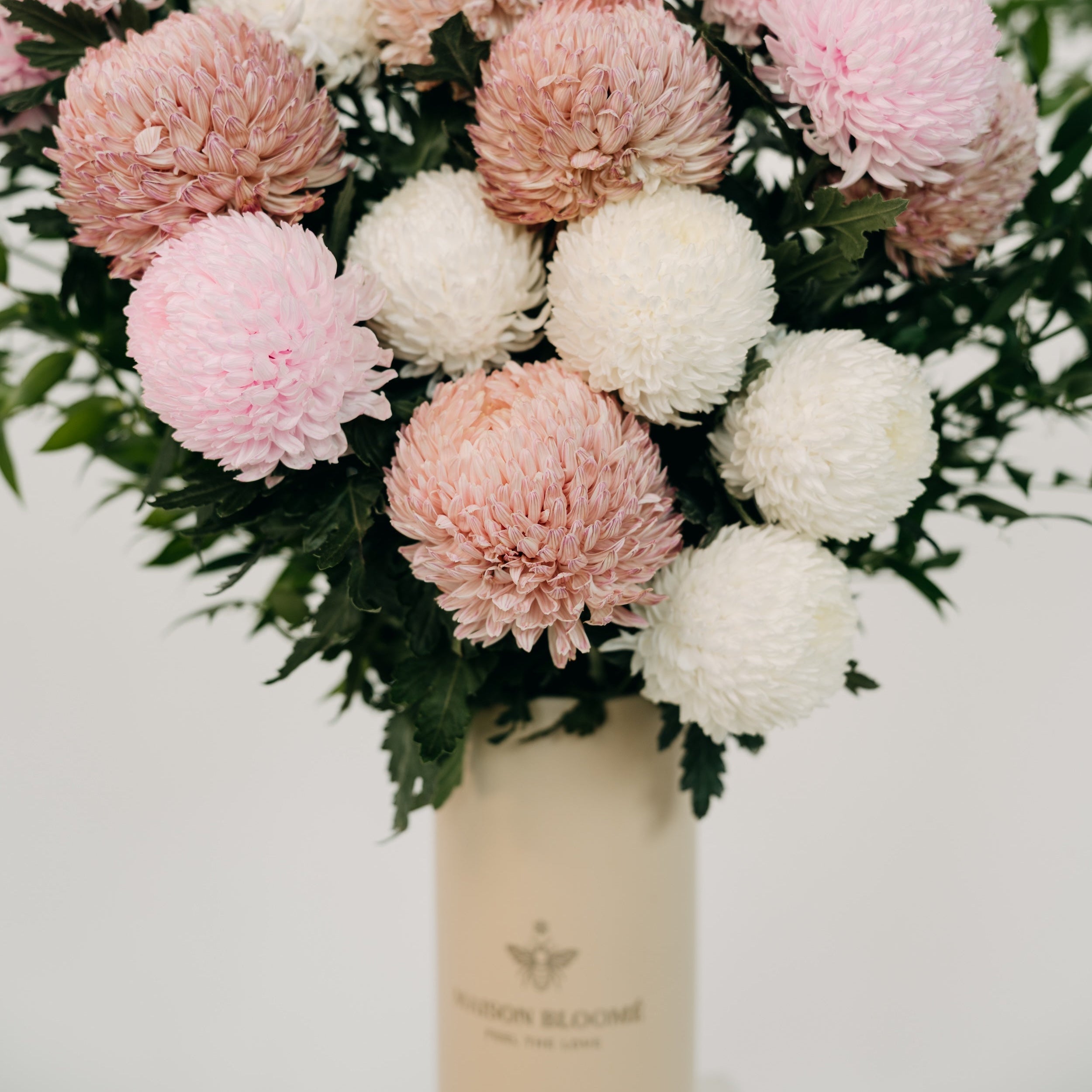 chrysanthemum flower arrangement by Maison Bloomé florist Adelaide