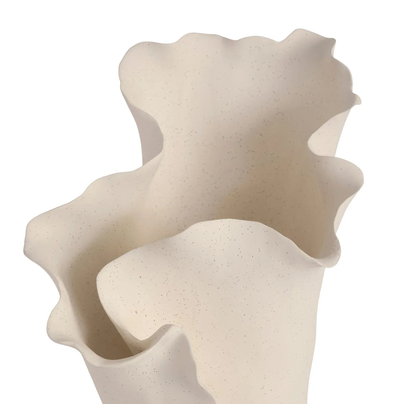 cream sculptural ceramic flower vase Maison Bloomé Adelaide florist