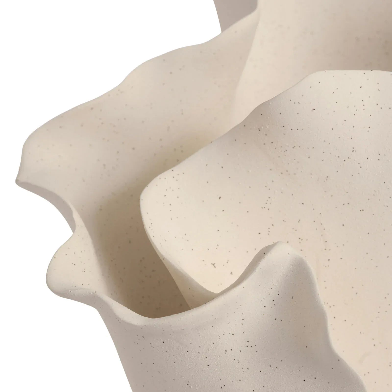 cream sculptural ceramic flower vase Maison Bloomé Adelaide florist