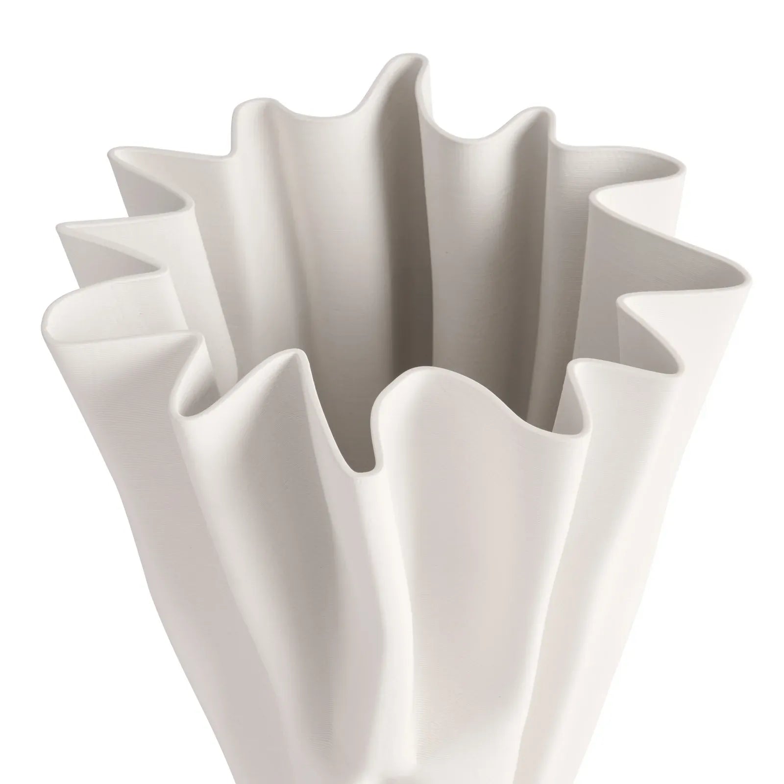 White sculptural ceramic flower vase Maison Bloomé Adelaide florist