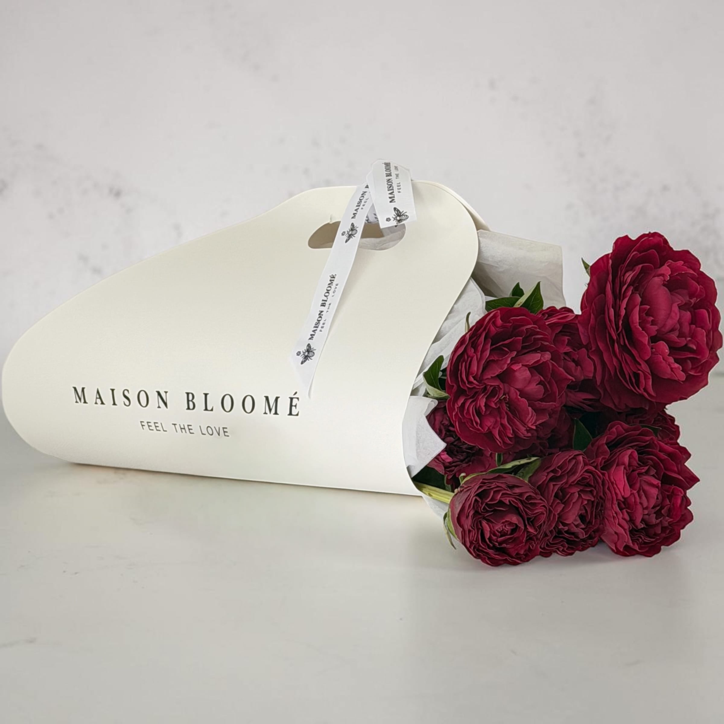 Imported Peonies in the Maison Tote