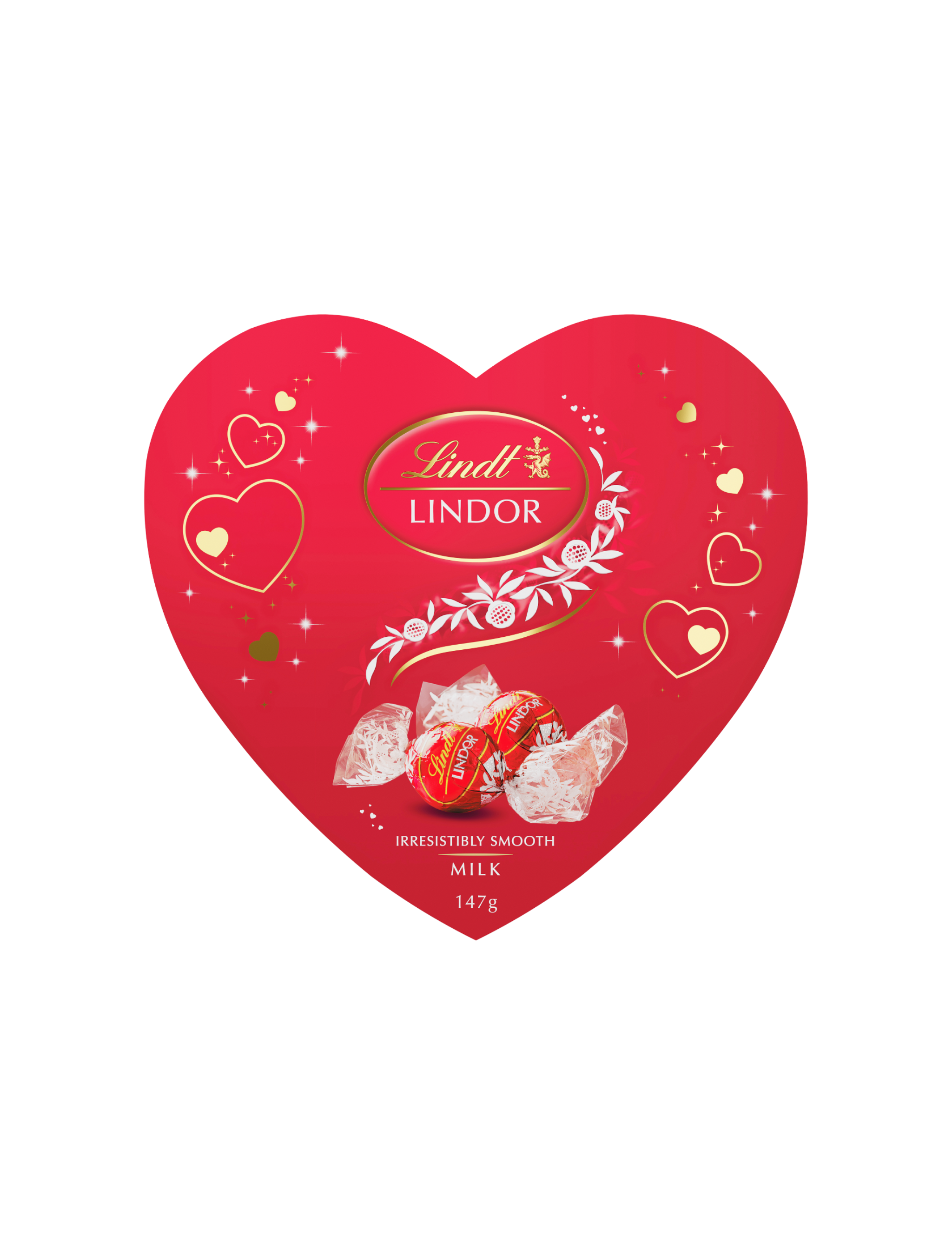 Lindt LINDOR Milk Heart Gift Box