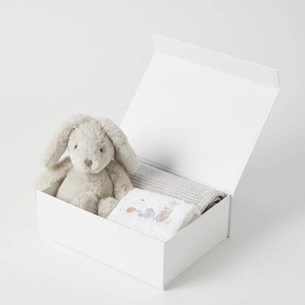 Bunny Hamper Gift Set – Grey