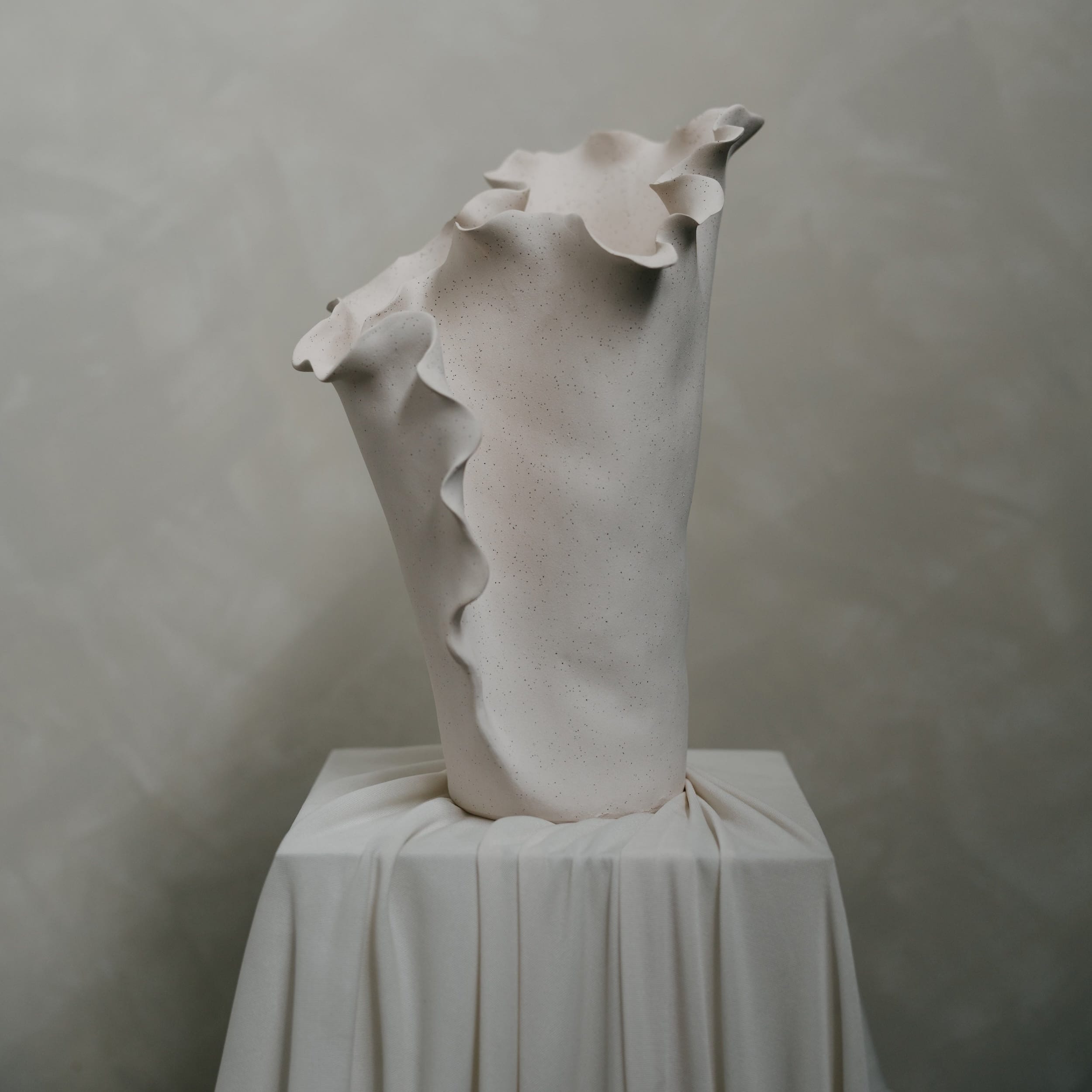 Speckled Sculpt Vase